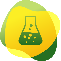 Ikonica s epruvetom kako bi se pokazalo kruljenje ili klokotanje u trbuhu