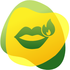 Ikonica koja prikazuje osjećaj pečenja oko usta kao mogući znak trovanja